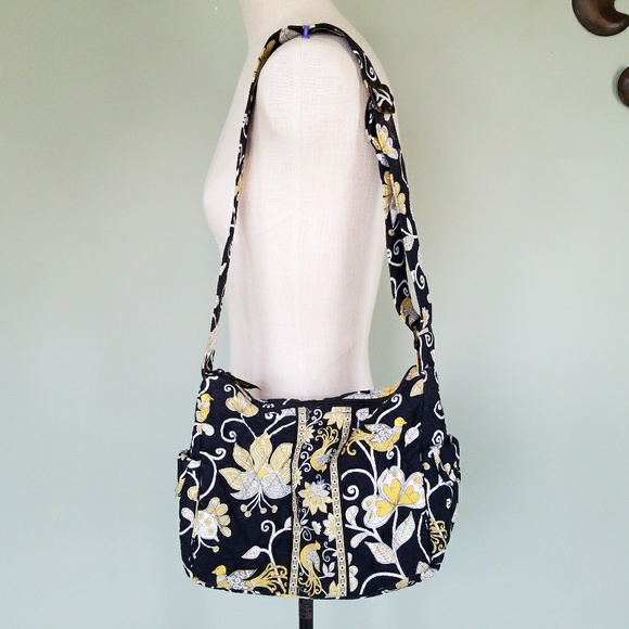 Vera Bradley Handbags - Vera Bradley On The Go Hobo Yellow Bird